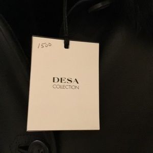 BRAND NEW- Tags On Desa Collection Sheepskin Dress Sleeveless Dress SIZE US L